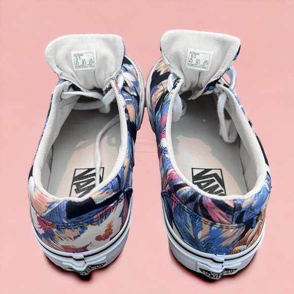 Vans Tropical Hawaiian Floral Sneakers | Women’s 6.5 | Low Top - Picture 6 of 7